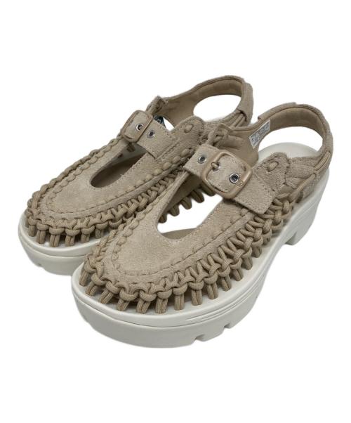 KEEN（キーン）KEEN (キーン) UNEEK PLT MARY JANE アイボリー サイズ:25㎝の古着・服飾アイテム