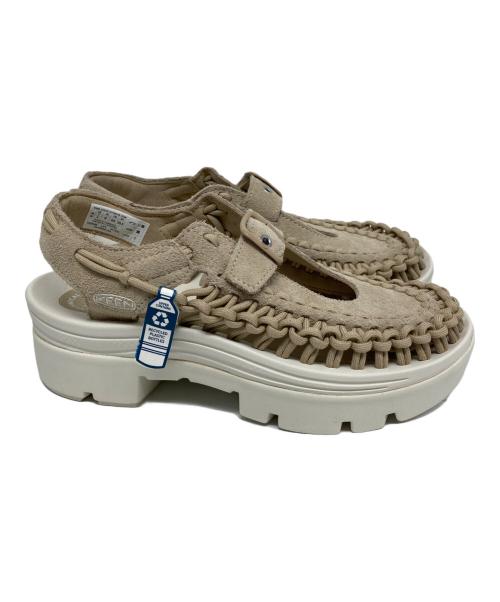 KEEN（キーン）KEEN (キーン) UNEEK PLT MARY JANE アイボリー サイズ:25㎝の古着・服飾アイテム