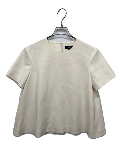 theory（セオリー）theory (セオリー) Admiral Crepe SS Aline Top アイボリー サイズ:Sの古着・服飾アイテム