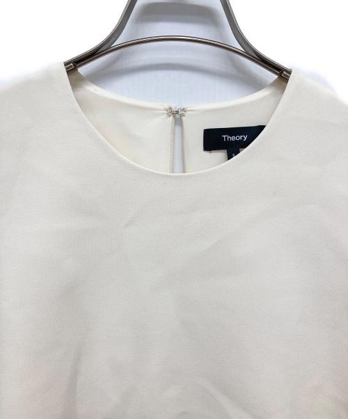 theory（セオリー）theory (セオリー) Admiral Crepe SS Aline Top アイボリー サイズ:Sの古着・服飾アイテム