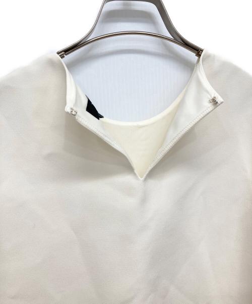 theory（セオリー）theory (セオリー) Admiral Crepe SS Aline Top アイボリー サイズ:Sの古着・服飾アイテム
