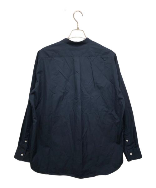 URBAN RESEARCH（アーバンリサーチ）URBAN RESEARCH (アーバンリサーチ) THOMAS MASON (トーマスメイソン) バンドカラーシャツ ネイビー サイズ:Lの古着・服飾アイテム