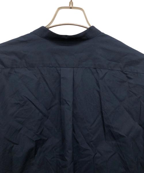 URBAN RESEARCH（アーバンリサーチ）URBAN RESEARCH (アーバンリサーチ) THOMAS MASON (トーマスメイソン) バンドカラーシャツ ネイビー サイズ:Lの古着・服飾アイテム