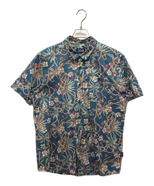 Patagonia（パタゴニア）Patagonia (パタゴニア) Go To Shirts /アロハシャツ ブルー サイズ:Mの古着・服飾アイテム