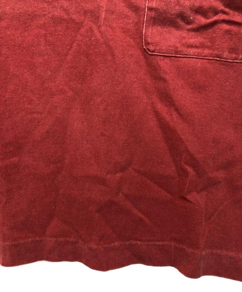 STONE ISLAND（ストーンアイランド）STONE ISLAND (ストーンアイランド) 90’sポケットTシャツ レッド サイズ:Sの古着・服飾アイテム
