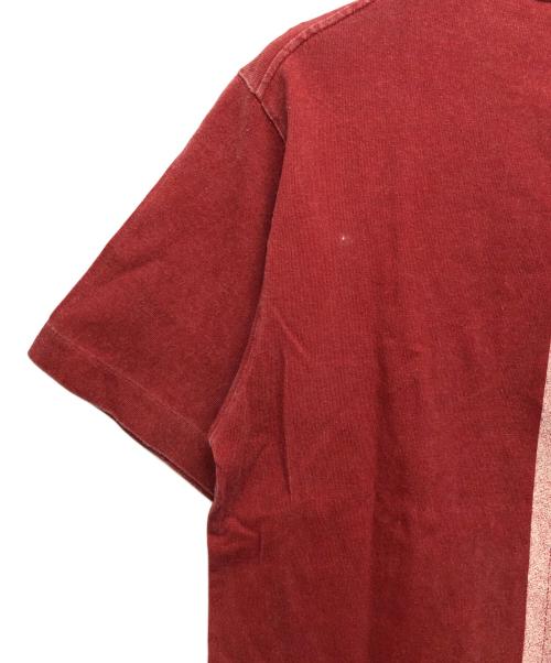 STONE ISLAND（ストーンアイランド）STONE ISLAND (ストーンアイランド) 90’sポケットTシャツ レッド サイズ:Sの古着・服飾アイテム