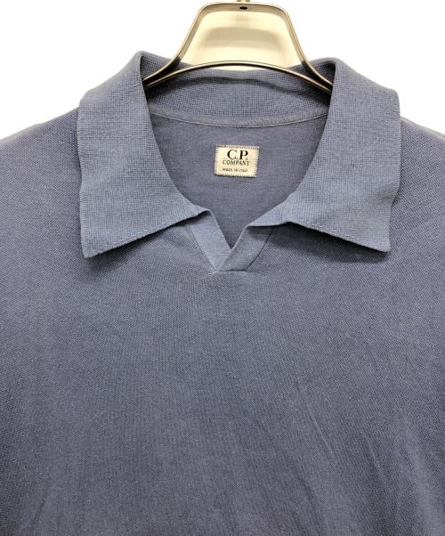C.P COMPANY（シーピーカンパニー）C.P COMPANY (シーピーカンパニー) 90’s半袖コットンポロシャツ ブルー サイズ:Mの古着・服飾アイテム