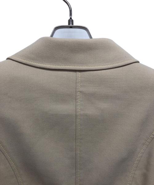 Rene basic（ルネベーシック）Rene basic (ルネベーシック) ダブルライダースジャケット ベージュ サイズ:34の古着・服飾アイテム