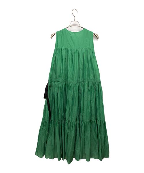 DOS DIOSAS（ドスディオサス）DOS DIOSAS (ドスディオサス) ティアードワンピース グリーン サイズ:38の古着・服飾アイテム