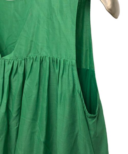 DOS DIOSAS（ドスディオサス）DOS DIOSAS (ドスディオサス) ティアードワンピース グリーン サイズ:38の古着・服飾アイテム