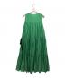 DOS DIOSAS (ドスディオサス) ティアードワンピース グリーン サイズ:38：8000円