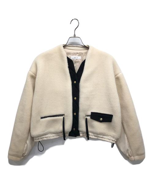 eimee law（エイミーロウ）Eimee Law (エイミーロウ) バックフリルショートボアブルゾン ホワイト サイズ:38の古着・服飾アイテム