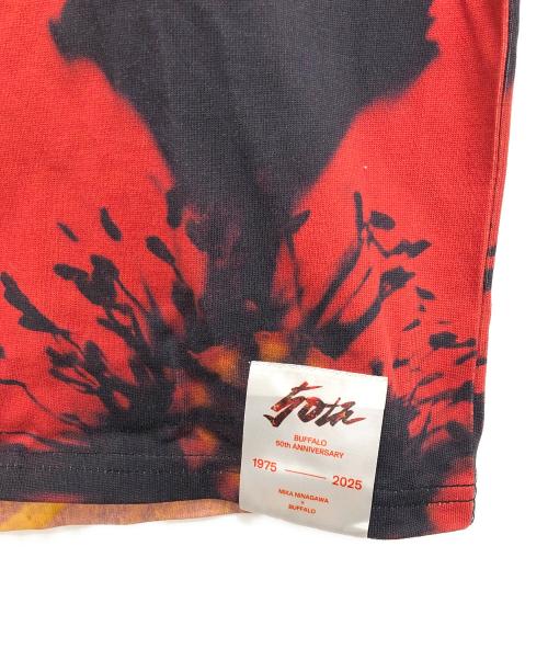 BUFFALO（バッファロー）BUFFALO (バッファロー) NINA MINAGAWA 50th Anniversary Tシャツ レッド サイズ:XLの古着・服飾アイテム