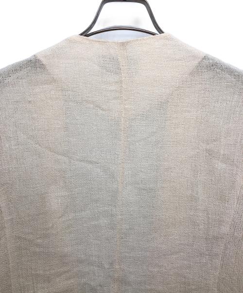 ETRE TOKYO（エトレトウキョウ）ETRE TOKYO (エトレトウキョウ) ノーカラージャケット ホワイト サイズ:Sの古着・服飾アイテム