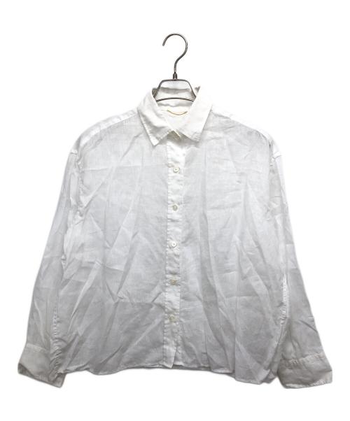 DEUXIEME CLASSE（ドゥーズィエム クラス）Deuxieme Classe (ドゥーズィエム クラス) リネンシャツ ホワイト サイズ:記載なしの古着・服飾アイテム