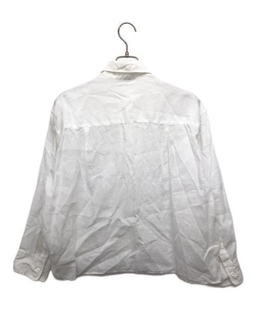 DEUXIEME CLASSE（ドゥーズィエム クラス）Deuxieme Classe (ドゥーズィエム クラス) リネンシャツ ホワイト サイズ:記載なしの古着・服飾アイテム