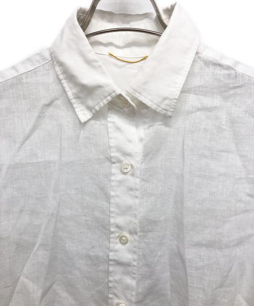 DEUXIEME CLASSE（ドゥーズィエム クラス）Deuxieme Classe (ドゥーズィエム クラス) リネンシャツ ホワイト サイズ:記載なしの古着・服飾アイテム