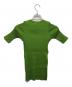 AURALEE (オーラリー) GIZA HIGH GAUGE RIB KNIT TEE グリーン 未使用品：6000円