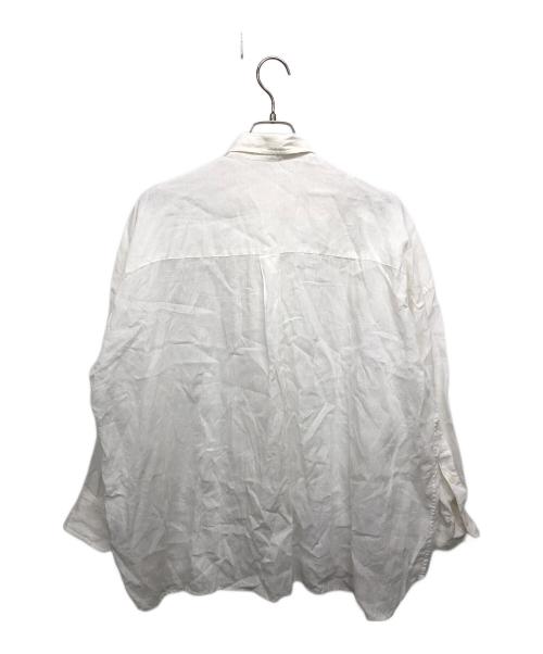 DEUXIEME CLASSE（ドゥーズィエム クラス）Deuxieme Classe (ドゥーズィエム クラス) リネンシャツ ホワイト サイズ:記載なしの古着・服飾アイテム