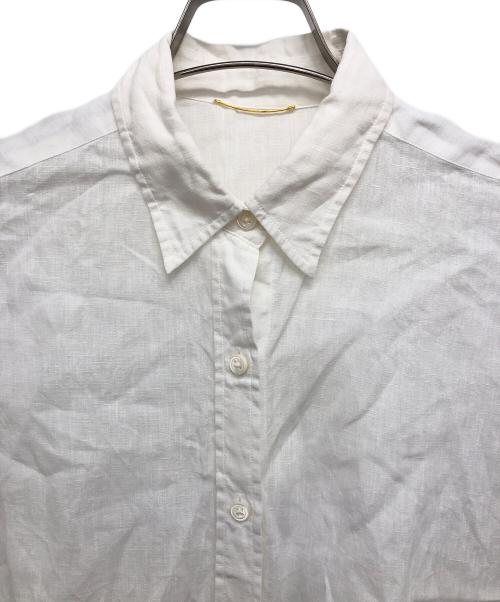 DEUXIEME CLASSE（ドゥーズィエム クラス）Deuxieme Classe (ドゥーズィエム クラス) リネンシャツ ホワイト サイズ:記載なしの古着・服飾アイテム