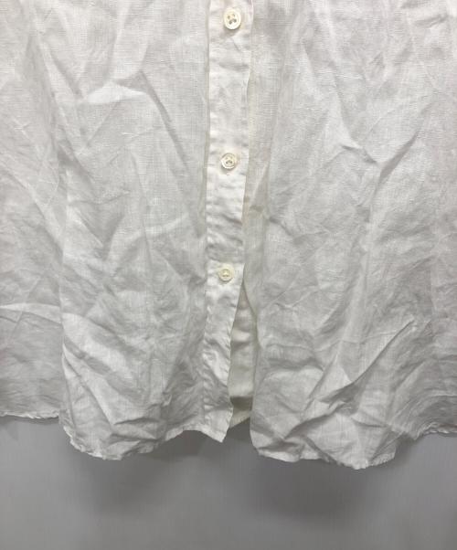 DEUXIEME CLASSE（ドゥーズィエム クラス）Deuxieme Classe (ドゥーズィエム クラス) リネンシャツ ホワイト サイズ:記載なしの古着・服飾アイテム
