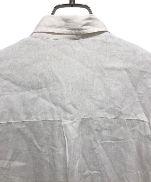 DEUXIEME CLASSE（ドゥーズィエム クラス）Deuxieme Classe (ドゥーズィエム クラス) リネンシャツ ホワイト サイズ:記載なしの古着・服飾アイテム