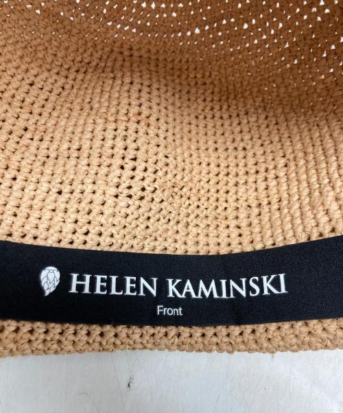HELEN KAMINSKI（ヘレンカミンスキー）HELEN KAMINSKI (ヘレンカミンスキー) ラフィアハット ベージュの古着・服飾アイテム