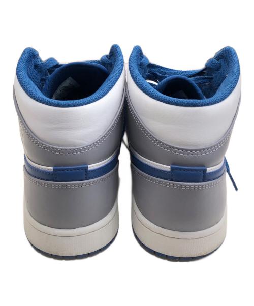NIKE（ナイキ）NIKE (ナイキ) AIR JORDAN 1 MID TRUE BLUE ホワイト サイズ:27.5の古着・服飾アイテム