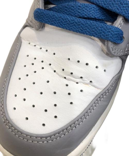 NIKE（ナイキ）NIKE (ナイキ) AIR JORDAN 1 MID TRUE BLUE ホワイト サイズ:27.5の古着・服飾アイテム
