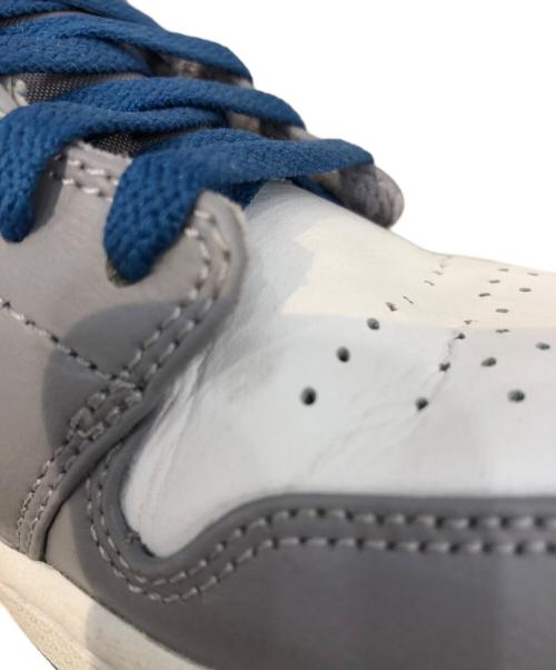 NIKE（ナイキ）NIKE (ナイキ) AIR JORDAN 1 MID TRUE BLUE ホワイト サイズ:27.5の古着・服飾アイテム