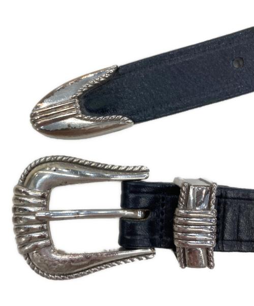 TORY LEATHER（トリーレザー）TORY LEATHER (トリーレザー) Sliver Buckle Belt/ウエスタンベルト サイズ:32ｲﾝﾁの古着・服飾アイテム