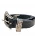 TORY LEATHER (トリーレザー) Sliver Buckle Belt/ウエスタンベルト サイズ:32ｲﾝﾁ：8000円