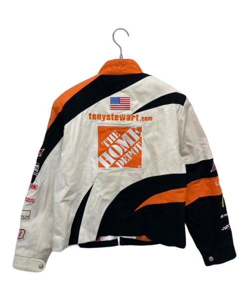 HASE AUTHENTICS（ハセ オーセンティックス）HASE AUTHENTICS (ハセ オーセンティックス) レーシングジャケット オレンジ サイズ:Lの古着・服飾アイテム