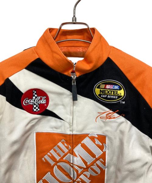 HASE AUTHENTICS（ハセ オーセンティックス）HASE AUTHENTICS (ハセ オーセンティックス) レーシングジャケット オレンジ サイズ:Lの古着・服飾アイテム