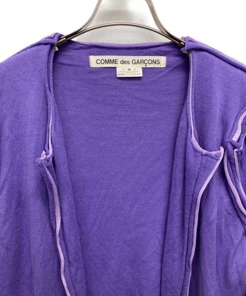COMME des GARCONS（コムデギャルソン）COMME des GARCONS (コムデギャルソン) カーディガン パープル サイズ:Ｍの古着・服飾アイテム