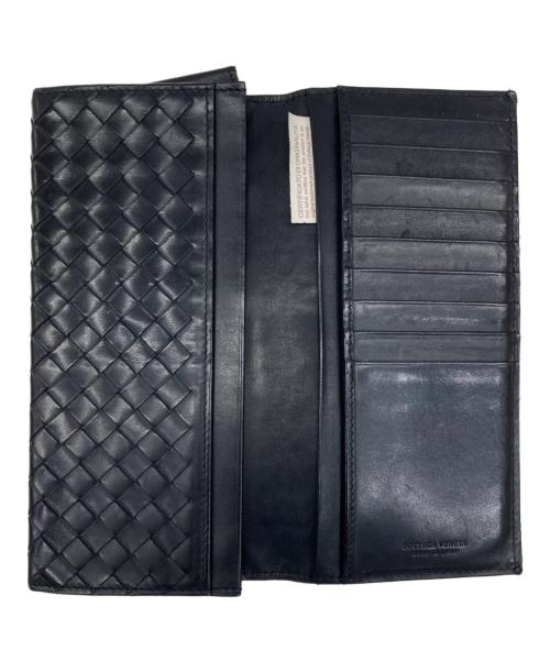 BOTTEGA VENETA（ボッテガベネタ）BOTTEGA VENETA (ボッテガベネタ) 長財布 ブラックの古着・服飾アイテム
