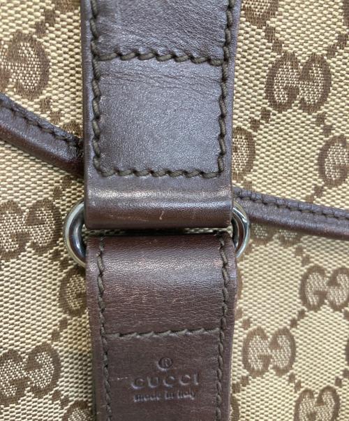 GUCCI（グッチ）GUCCI (グッチ) GG柄キャンバスウエストバッグ ベージュの古着・服飾アイテム