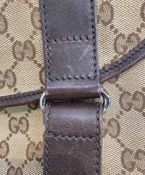 GUCCI（グッチ）GUCCI (グッチ) GG柄キャンバスウエストバッグ ベージュの古着・服飾アイテム