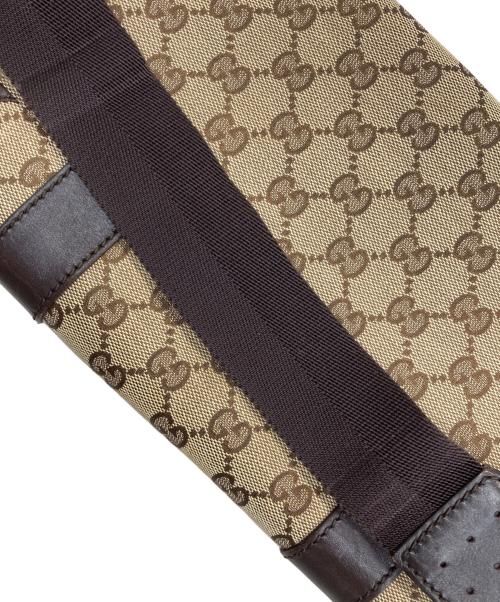 GUCCI（グッチ）GUCCI (グッチ) GG柄キャンバスウエストバッグ ベージュの古着・服飾アイテム