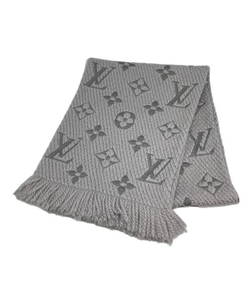 LOUIS VUITTON（ルイ ヴィトン）LOUIS VUITTON (ルイ ヴィトン) エシャルプ・ロゴマニア グレーの古着・服飾アイテム