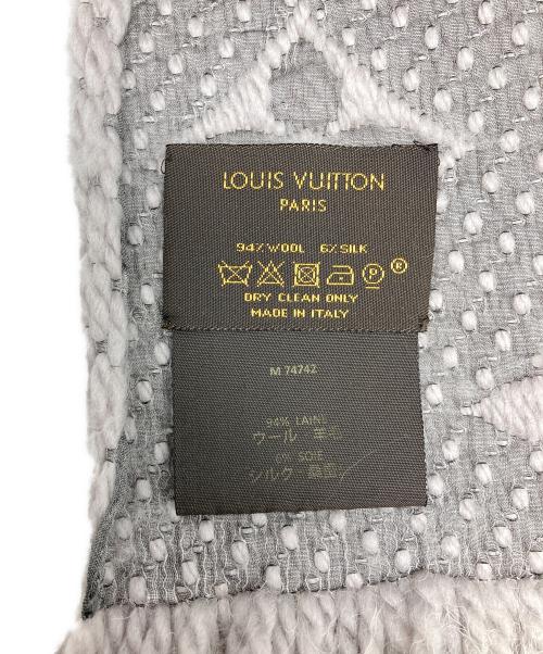 LOUIS VUITTON（ルイ ヴィトン）LOUIS VUITTON (ルイ ヴィトン) エシャルプ・ロゴマニア グレーの古着・服飾アイテム