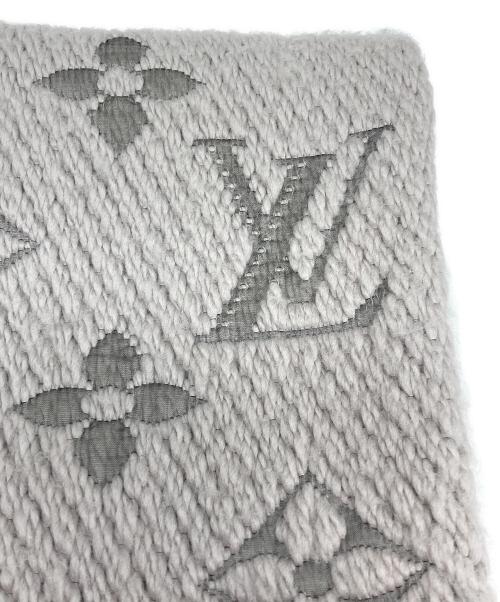 LOUIS VUITTON（ルイ ヴィトン）LOUIS VUITTON (ルイ ヴィトン) エシャルプ・ロゴマニア グレーの古着・服飾アイテム