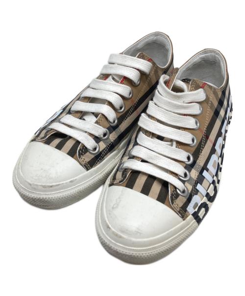 BURBERRY LONDON（バーバリーロンドン）BURBERRY LONDON (バーバリーロンドン) ノヴァチェックスニーカー ベージュ サイズ:36の古着・服飾アイテム