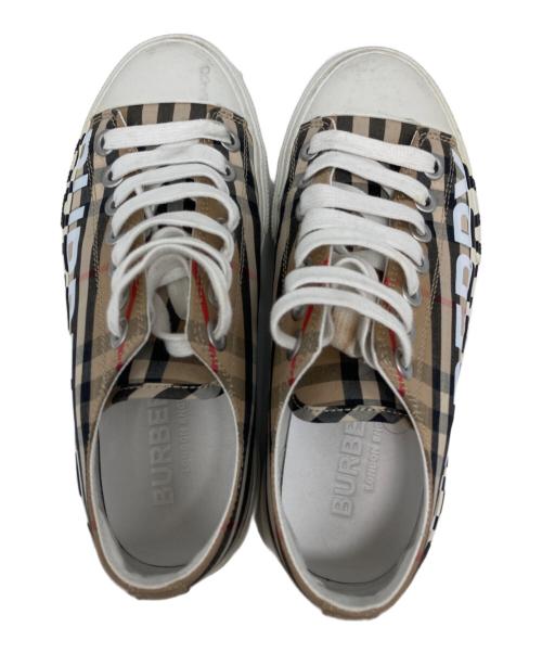BURBERRY LONDON（バーバリーロンドン）BURBERRY LONDON (バーバリーロンドン) ノヴァチェックスニーカー ベージュ サイズ:36の古着・服飾アイテム