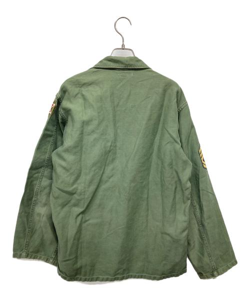 US ARMY（ユーエスアーミー）US ARMY (ユーエスアーミー) 60’sユーティリティーシャツ グリーン サイズ:不明の古着・服飾アイテム