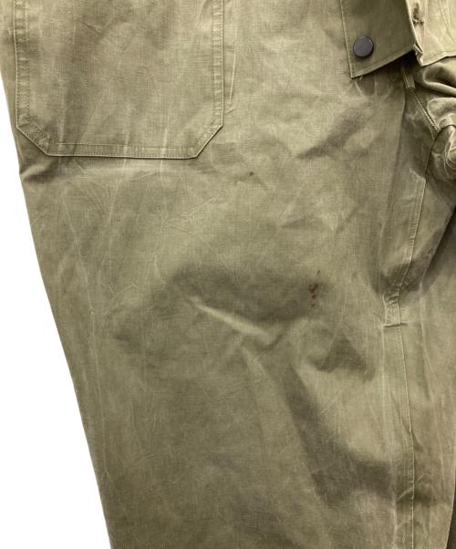 U'S NAVY（アメリカ海軍）U'S NAVY (ユーエスネイビー) 40’sN-2デッキレインパンツ/オーバーオール グリーン サイズ:表記無しの古着・服飾アイテム
