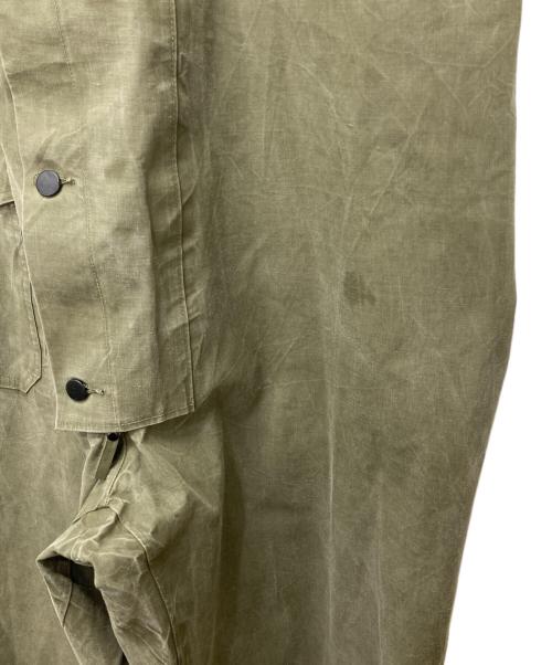 U'S NAVY（アメリカ海軍）U'S NAVY (ユーエスネイビー) 40’sN-2デッキレインパンツ/オーバーオール グリーン サイズ:表記無しの古着・服飾アイテム