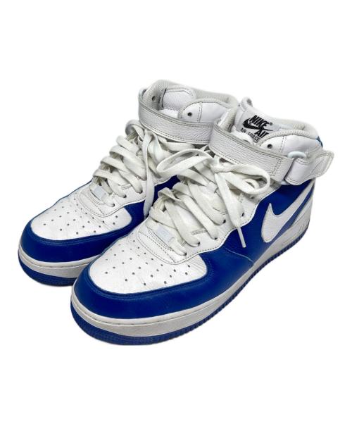 NIKE（ナイキ）NIKE (ナイキ) BY You Air Force 1 Mid ホワイト サイズ:28.5ｃｍの古着・服飾アイテム