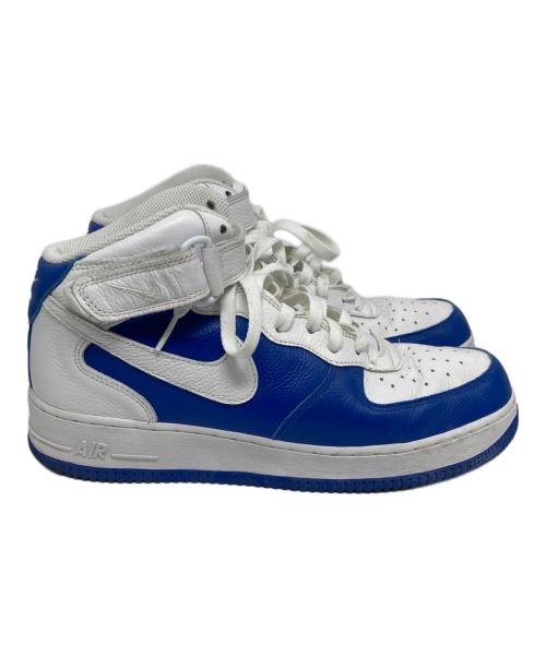 NIKE（ナイキ）NIKE (ナイキ) BY You Air Force 1 Mid ホワイト サイズ:28.5ｃｍの古着・服飾アイテム