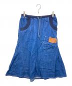 mercibeaucoup×LEEメルシーボークー×リー）の古着「コラボデニムスカート」｜インディゴ